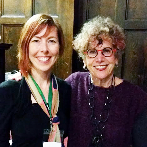 With Kathy Sinclair, Executive Director of the Kamloops Arts Council at a benefit reading in Kamloops, Nov. 7, 2015.