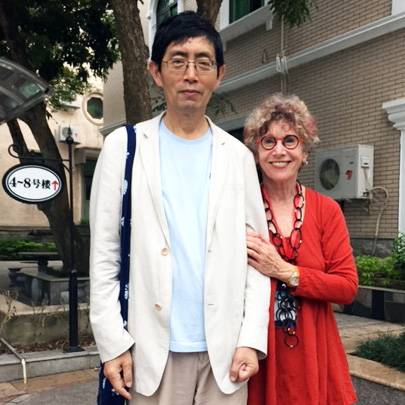 A reunion with poet Bei Dao.