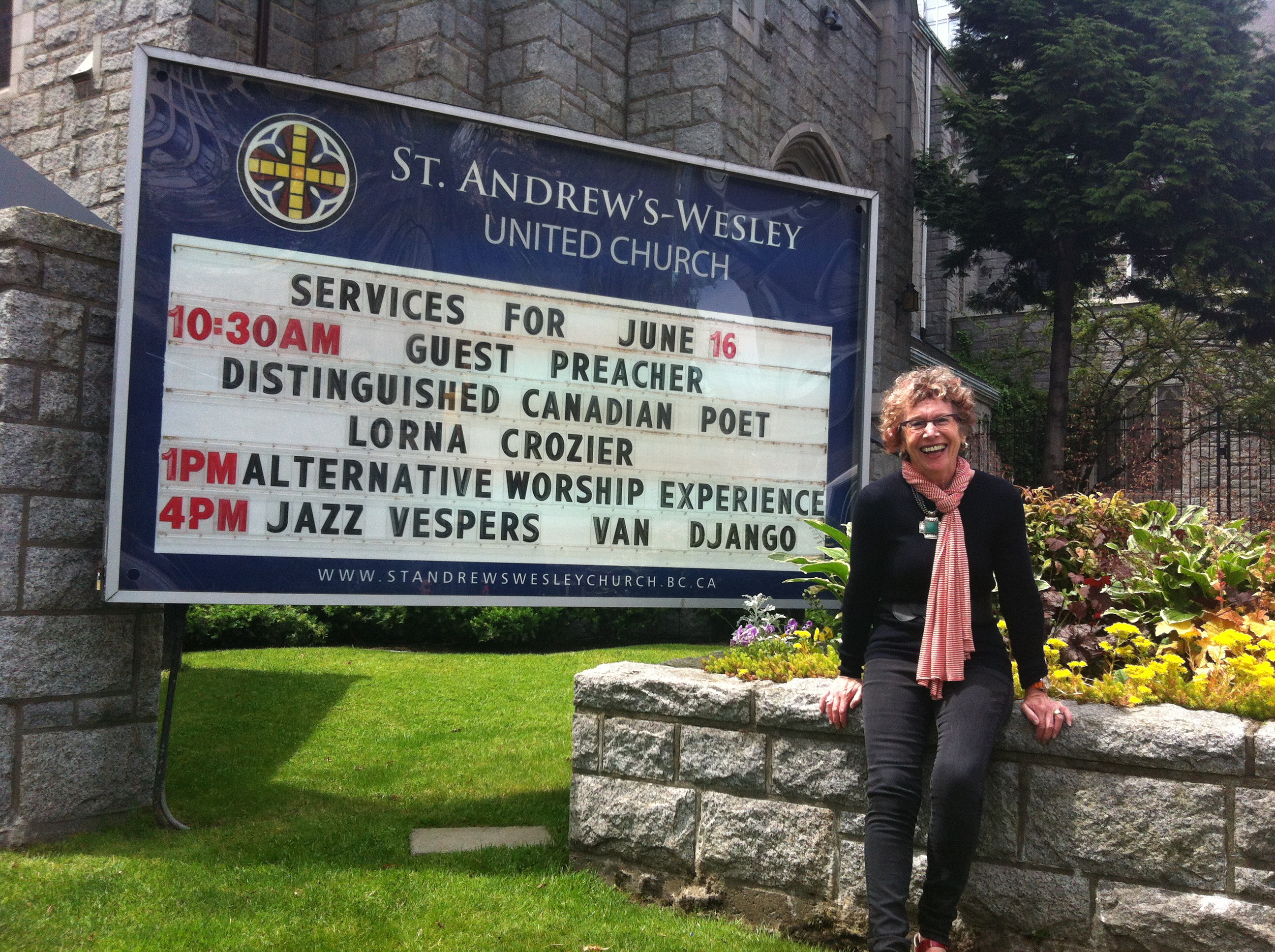 Lorna adds preacher to her resumé.